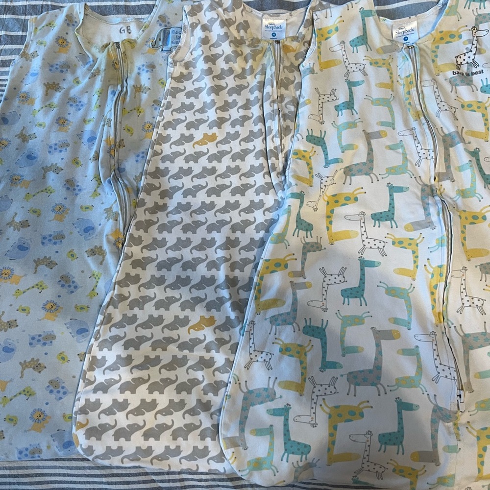 Set of 3 Halo Cotton Sleep Sacks